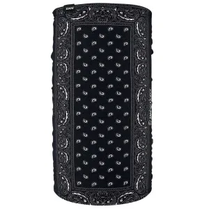 ZanHeadgear TF101 Motley Tube Fleece Lined Black Paisley